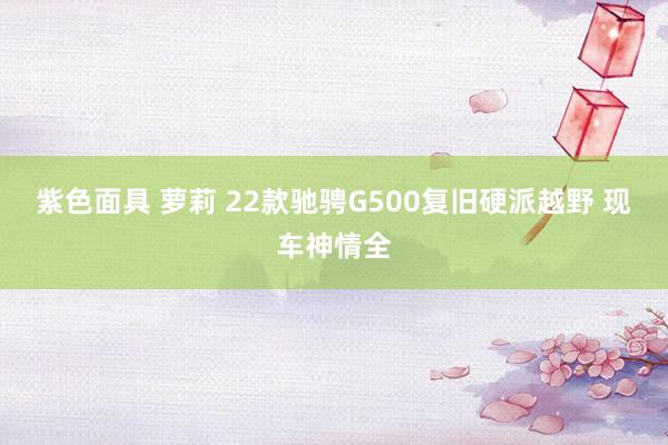 紫色面具 萝莉 22款驰骋G500复旧硬派越野 现车神情全