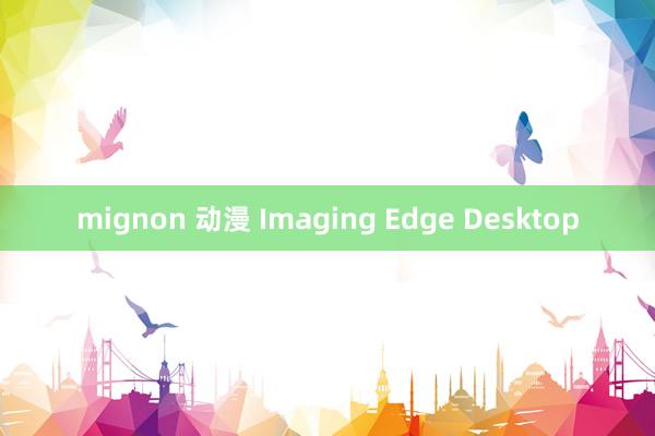 mignon 动漫 Imaging Edge Desktop